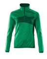 Mascot Dames Fleece Werktrui Accelerate 18053-316 helder groen-groen